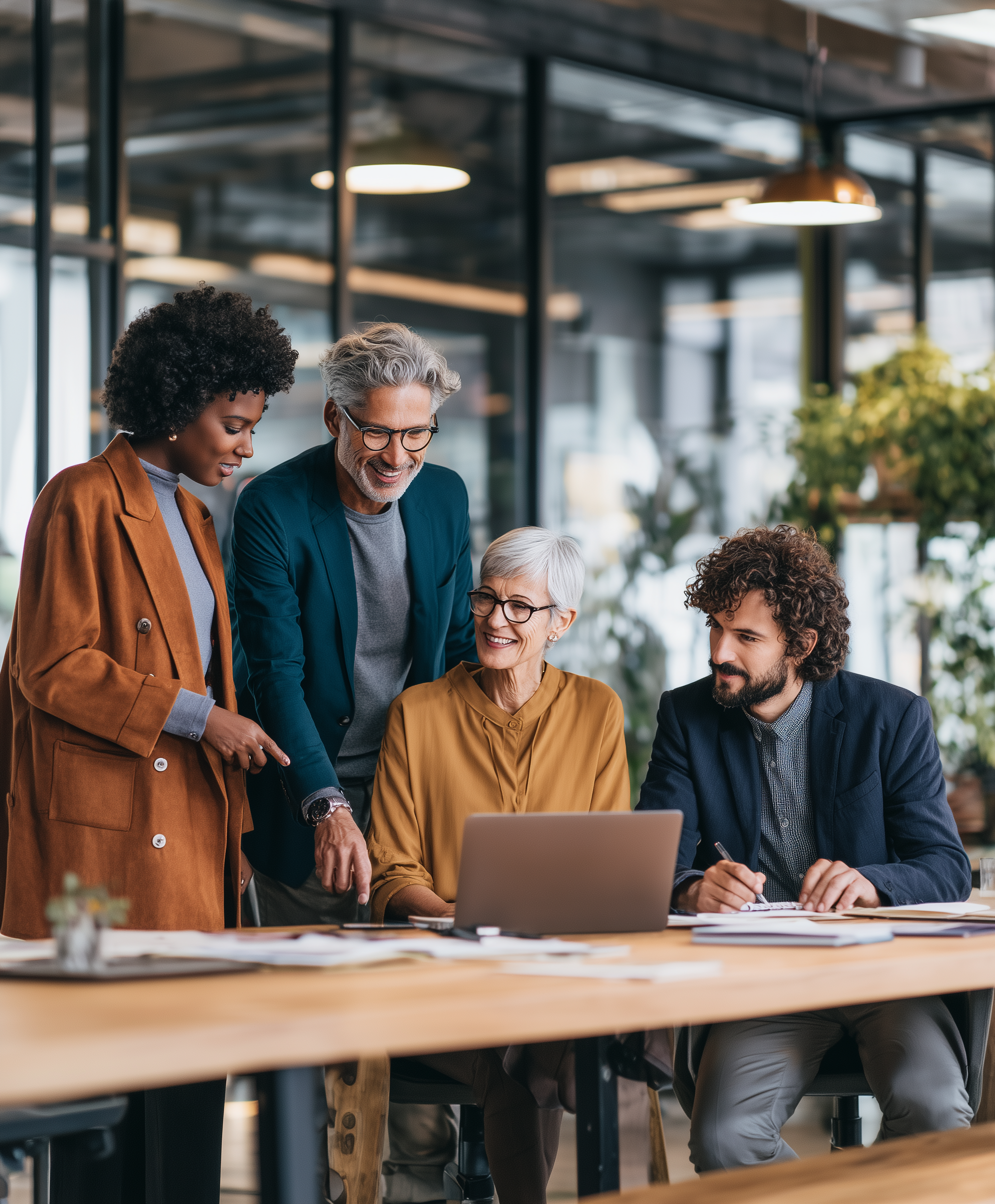 Team working together